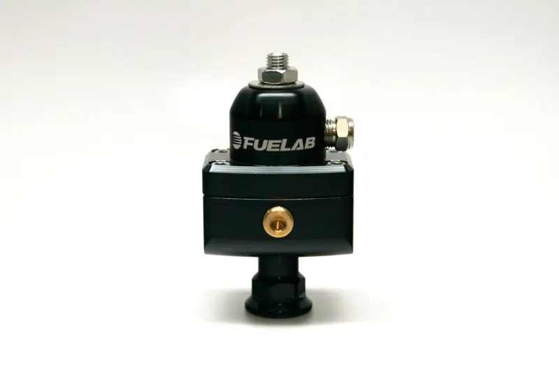 Fuelab 575 Carb Adjustable Mini Fpr Blocking 10-25 Psi (1) -6An In (2) -6An Out - Black 1