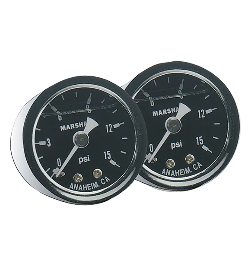 Fragola Fuel Pressure Gauge 0-30 Psi Dry 1