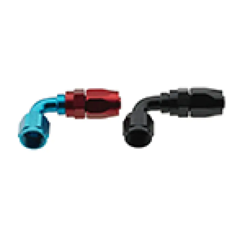 Fragola -10An X 90 Degree Pro-Flow Hose End - Blue/Red 1
