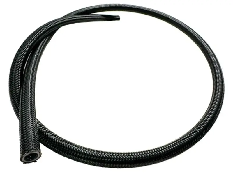 Fuelab Black Nylon Stainless Steel Braided Ptfe Hose - 12An - 6Ft 1