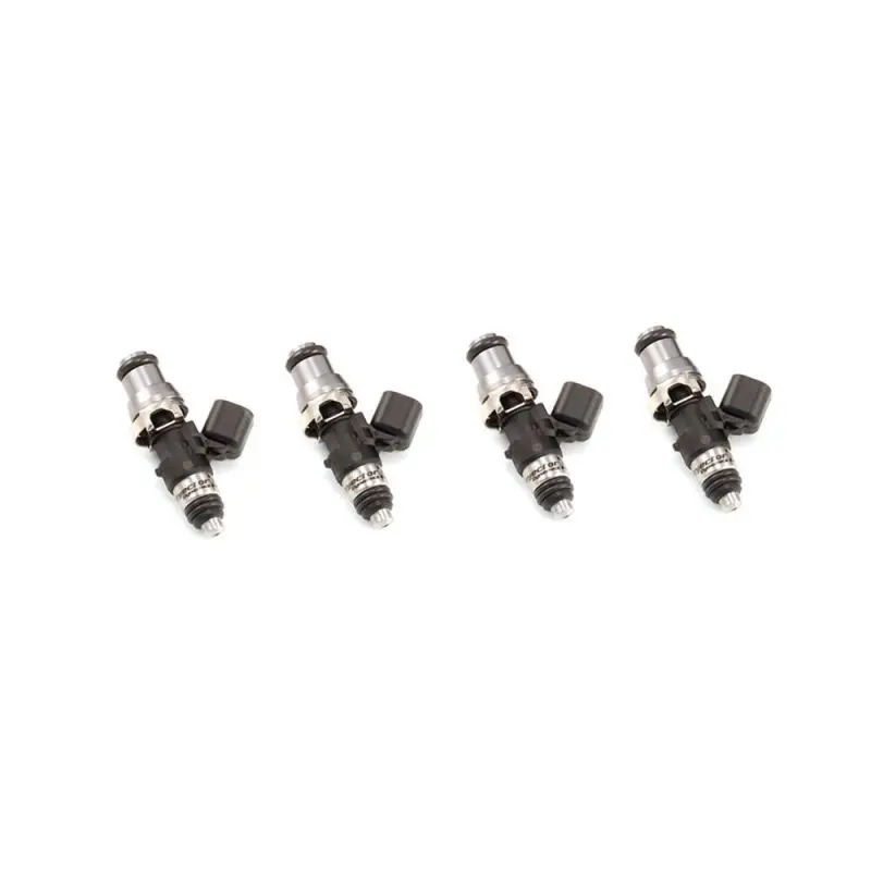 Injector Dynamics 1050Cc Injectors-48Mm L/14Mm Adaptor Top/2X8mm Lower O-Ring (Sfc Rails) (Set Of 4) 1