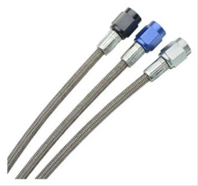 Fragola -2An Brake Line W/ -3An Blue Alum. Nuts 20In 1