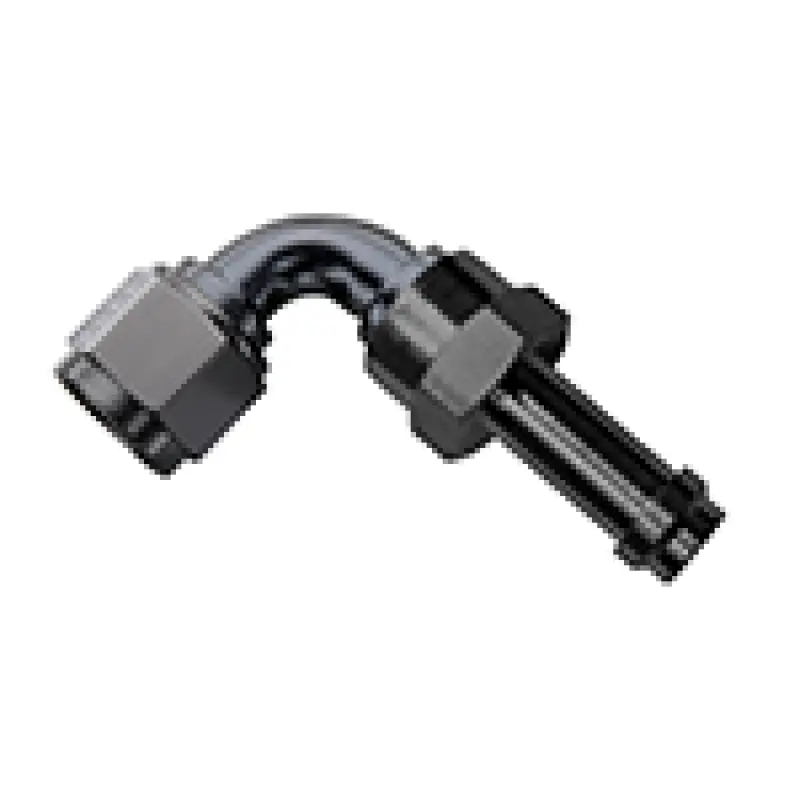 Fragola -8An 90 Degree Ez Street Hose End Black 1