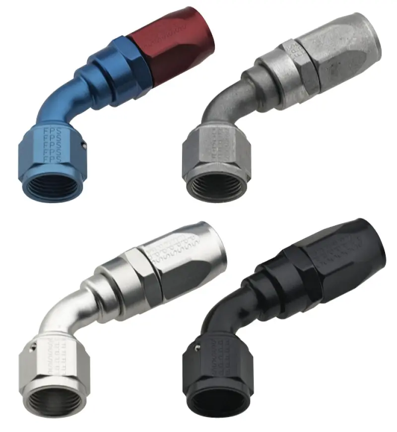 Fragola -16An X 60 Degree Power Flow Hose End - Black 1
