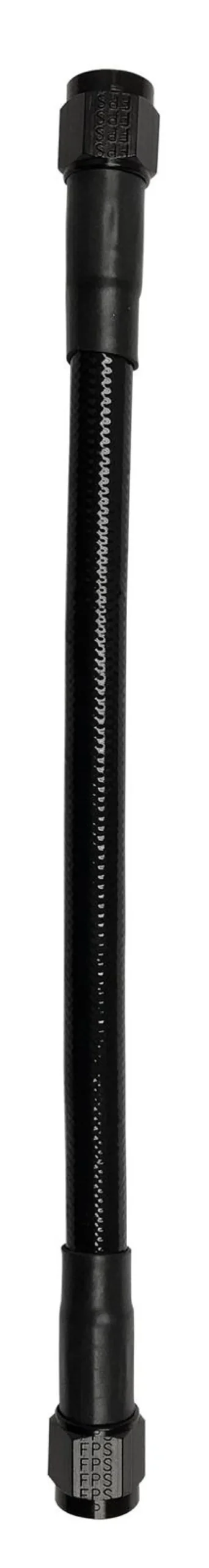 Fragola -10An Ext Black Ptfe Hose Assembly Straight X Straight 24In 1