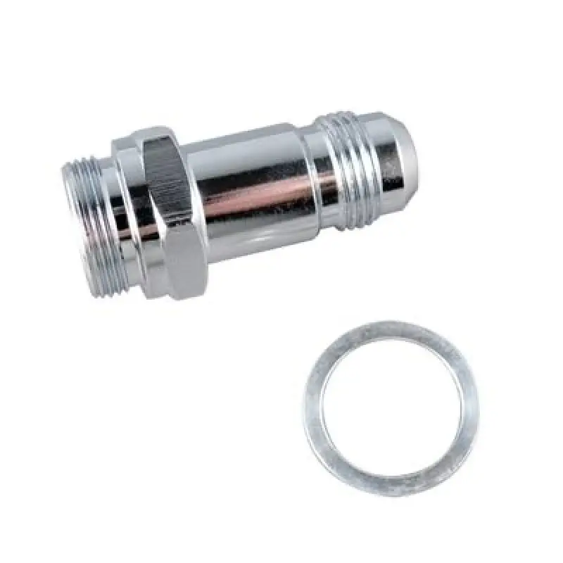 Fragola -6An X 7/8-20 Carb Adapter Long 3In - Chrome 1