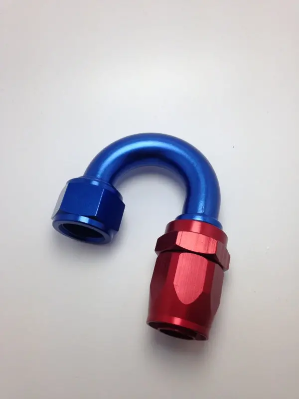 Fragola -10An Nut X -12An Hose Reducing Hose End - Blue/Red 180 Degree 1