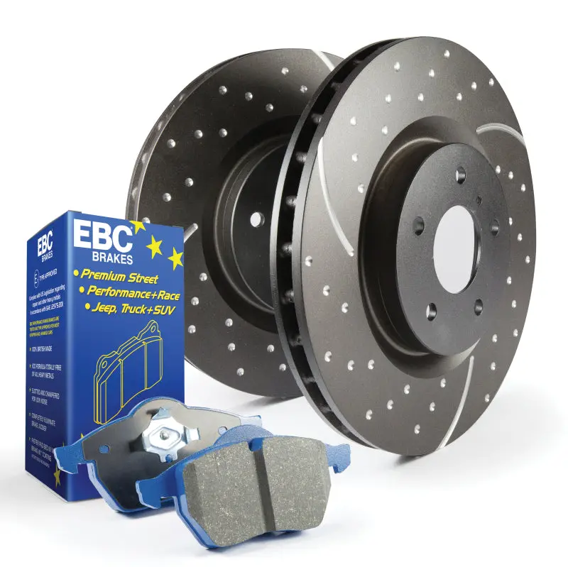 Ebc Bluestuff Brake Pad & Drilled Gd Rotor Kit – Performance Street Upgrade 1
