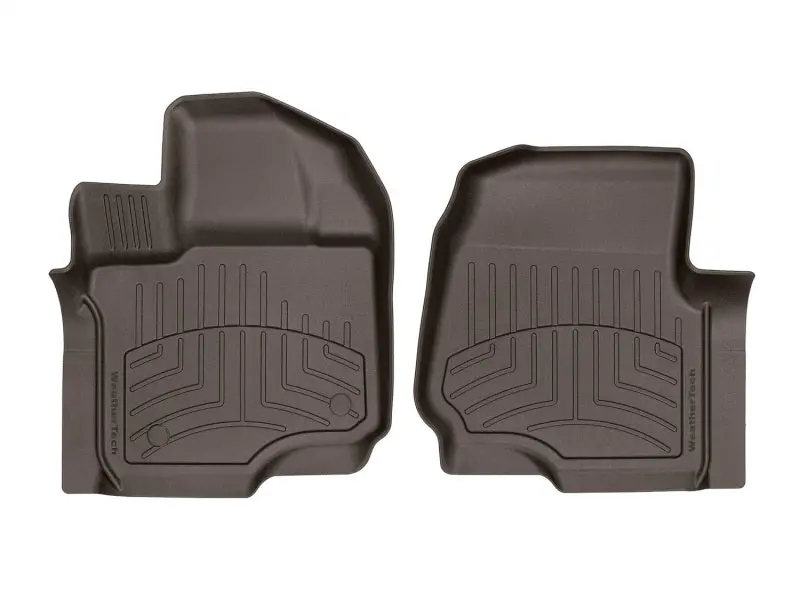 Weathertech Front Floor Liners For 2015+ Ford F-150 Supercab & Supercrew – Heavy-Duty Hp Series In Cocoa 1