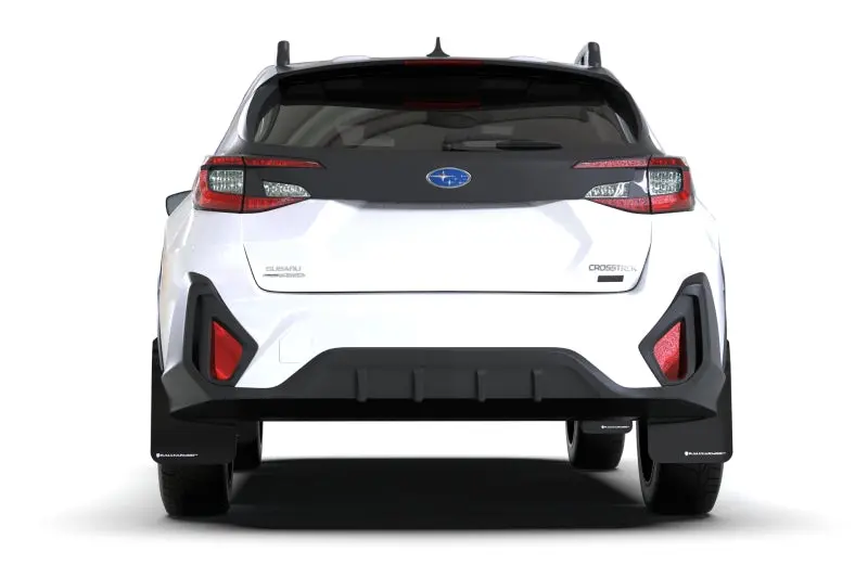 Rally Armor Ur Mud Flaps For 2024 Subaru Crosstrek – Black With Red Logo 2