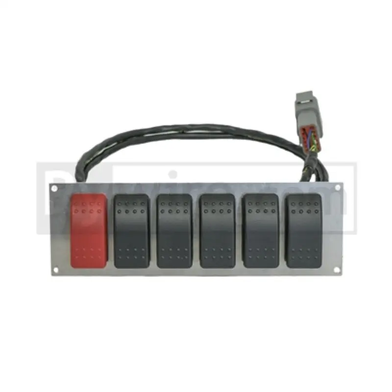 Rywire 6-Circuit Toggle Switch Panel – Manual Control Interface (Not Compatible With Pdm-Based Electrical Systems) 1