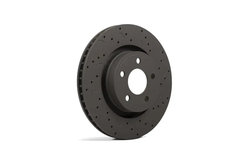 Hawk Talon 2010 Audi A3 Tdi Drilled And Slotted Front Brake Rotor Set 1