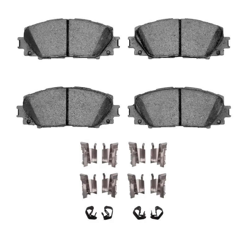 R1 Front Semi-Metallic Brake Pad & Hardware Kit For 2006–2019 Scion Iq 1