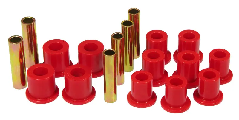 Prothane Red Front Spring And Shackle Bushing Kit For 1977–1979 Ford F250 4Wd 1