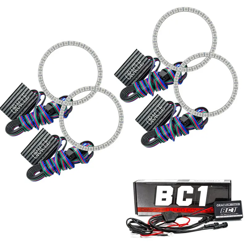 Oracle Lighting Colorshift Halo Kit For 2007–2009 Mercedes-Benz S-Class – Includes Bc1 Controller 1