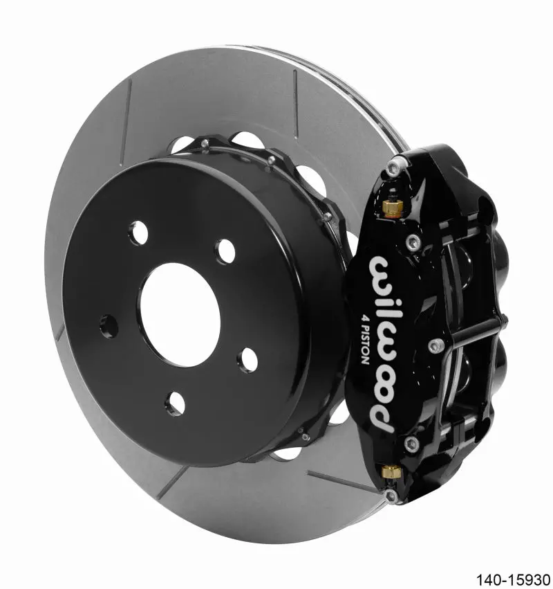 Wilwood Superlite 4R Rear Brake Kit – 14-Inch Rotors, Black Calipers, Includes Lines – 2018+ Jeep Jl 1