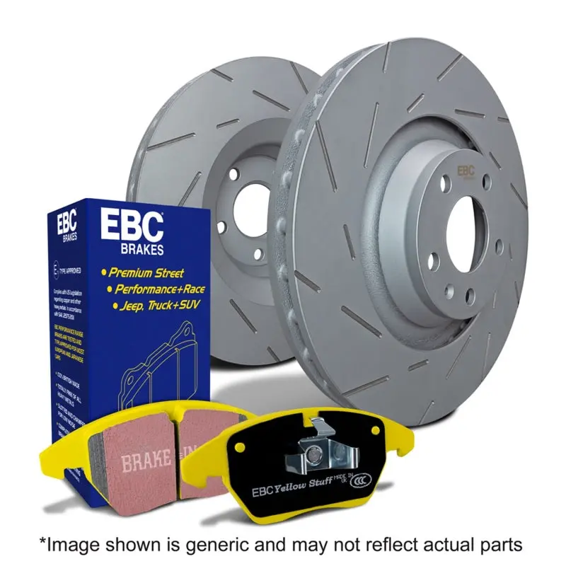 Ebc Yellowstuff High-Performance Brake Kit – S9 Pads & Usr Drilled/Slotted Rotors 1