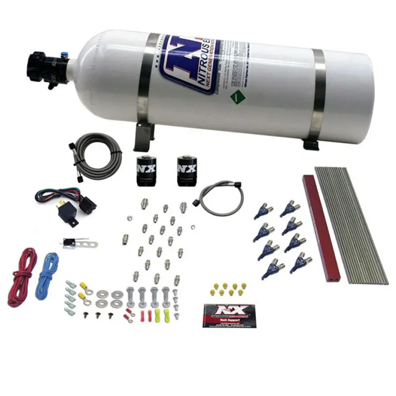 Nitrous Express Gm Lt1/Ls1 Pro Piranha Nitrous Kit With 15 Lb Bottle – Gas System 1