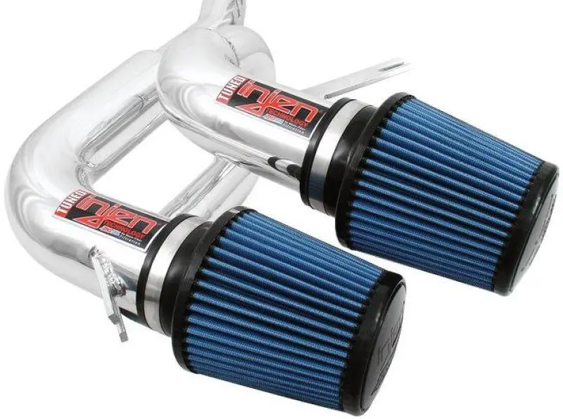 Injen Polished Short-Ram Intake System With Amsoil Filters For 2008–2009 Bmw 535I E60 3.0L L6 Twinpower Turbo 1