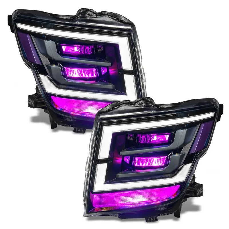 Oracle Colorshift Demon Eye Rgb Headlight Kit For 2021–2022 Nissan Titan – No Controller Required 2
