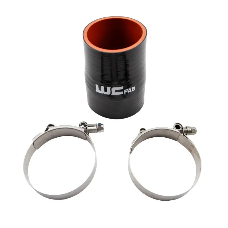 Wehrli Silicone Straight Reducer Boot Kit – 2.75" X 3" Id, 4.5" Length, Red, Includes Clamp 1
