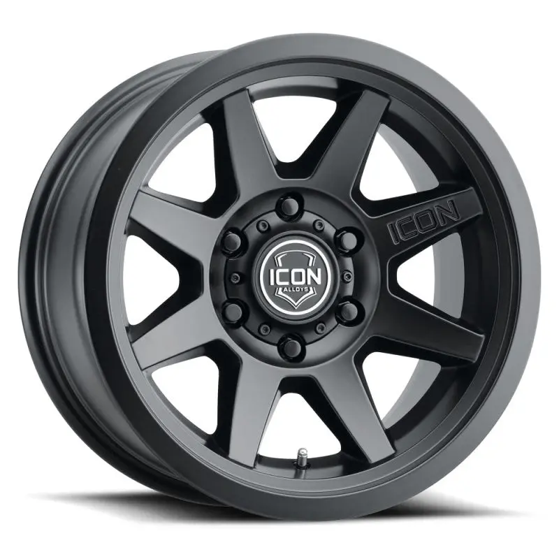 Icon Rebound Slx Satin Black Alloy Wheel – 17X8.5", 6X135, +6Mm Offset, 5.75" Backspace, 87.1Mm Bore 1