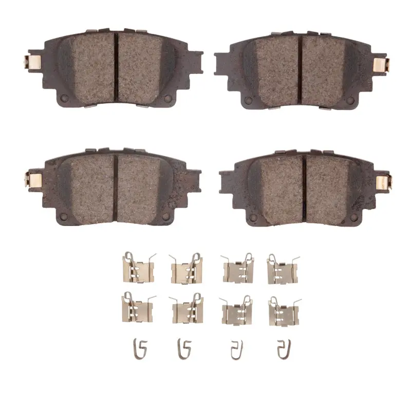 R1 Ceramic Brake Pad & Hardware Kit For 2019–2022 Toyota Corolla (Mexico Market) – Rear Axle Specific 1