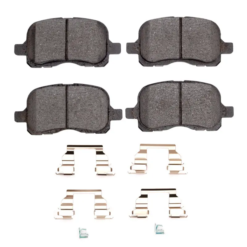 R1 Semi-Metallic Front Brake Pad & Hardware Kit For 1998–2002 Chevrolet Prizm 1