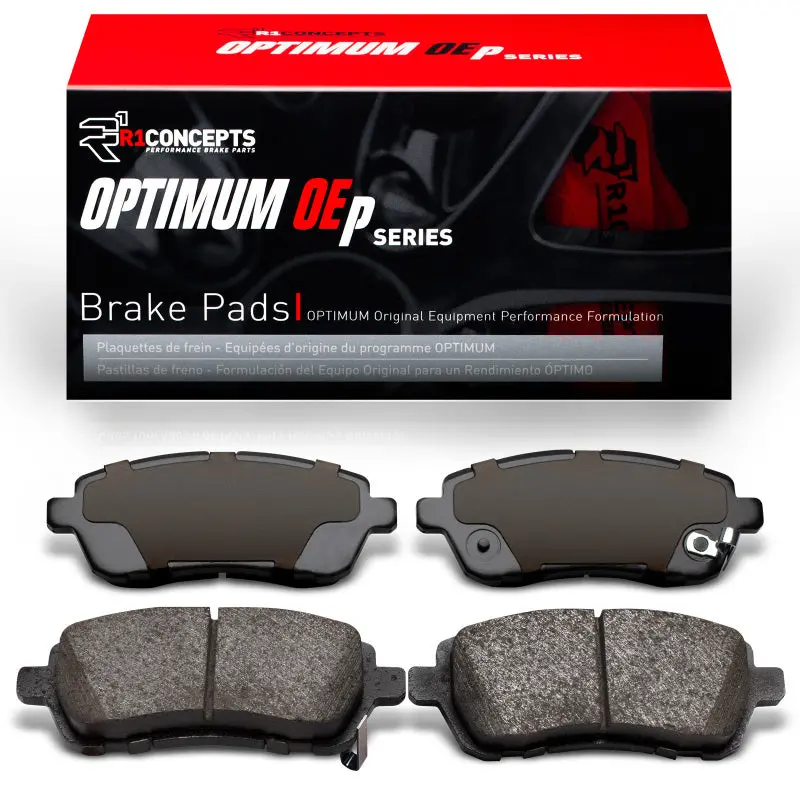 R1 Optimum Oe Front Brake Pads For 2011–2017 Mazda 2 (U.S./Canadian Market) 1