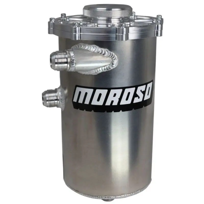 Moroso 15-Inch Tall X 7-Inch Diameter Dry Sump Oil Tank – 6-Quart Capacity 1