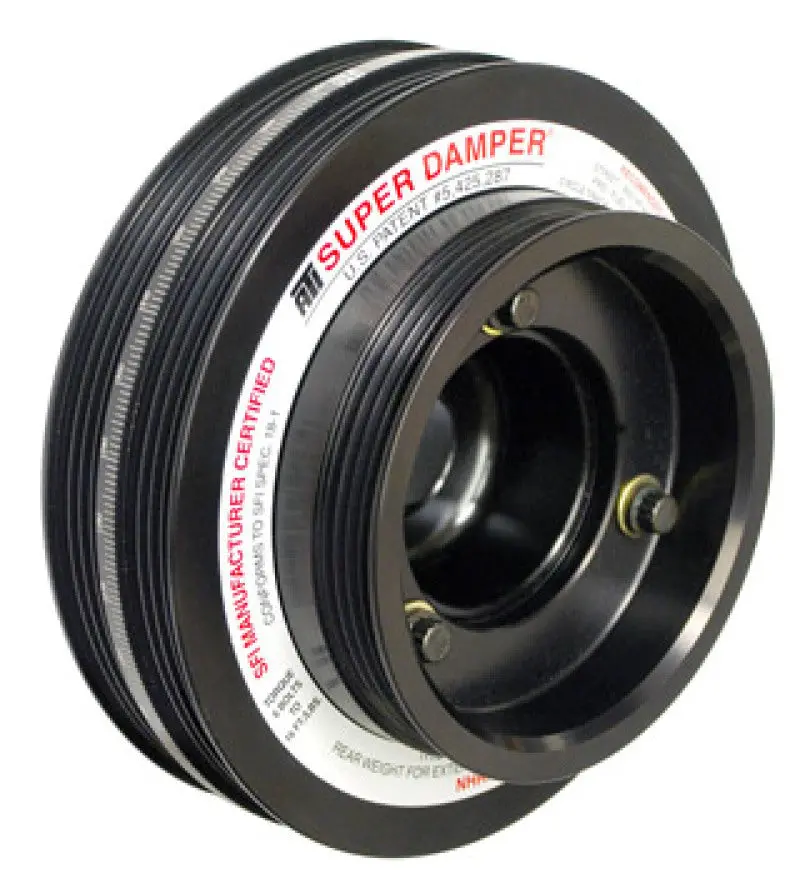 Ati Aluminum Damper For Nissan Sr20 Fwd Applications – 7.074" Diameter, 4-Groove Rear Pulley Only 1