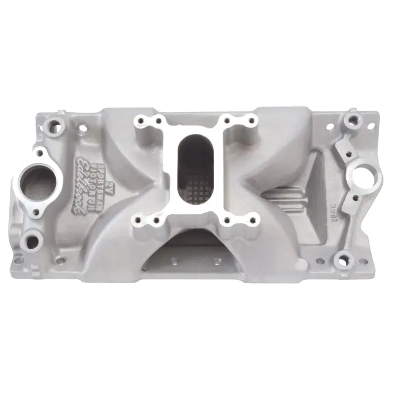 Edelbrock Victor Jr. Dual-Barrel Carbureted Intake Manifold For Small Block V8 2
