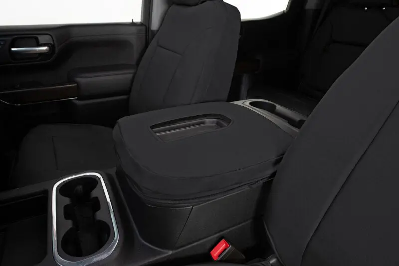 Covercraft Endura Precisionfit Seat Covers – Second Row, Chevrolet Silverado & Gmc (2014–2019), Black/Black 1
