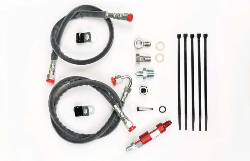 Forced Performance Oil Feed Line Kit For Mitsubishi Evo Ix – Journal Bearing To Filter Housing With Integrated Filter 1