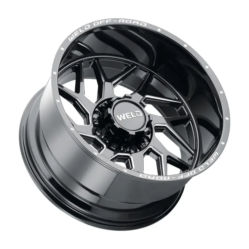 Weld Off-Road W117 Forged Beadlock Wheel – 22X10", 8X170Mm, -18Mm Offset, 4.75" Backspace, Gloss Black 1