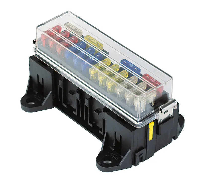 Hella 16-Circuit Fuse Box Kit With Mounting Hardware 1