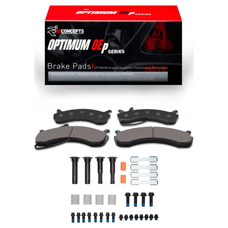 R1 Optimum Rear Brake Pad & Hardware Kit For 2020–2025 Coachmen Mirada 1