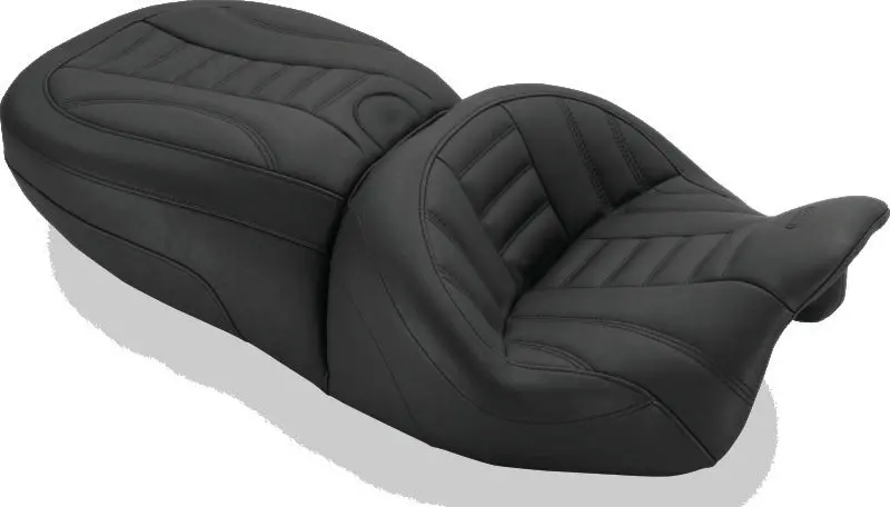 Harley-Davidson Freewheeler Standard Touring Forward Deluxe 1-Piece Seat For 2015–2021 Mustang Models – Black 1