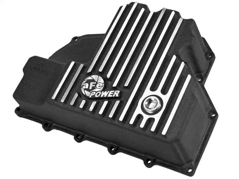 Afe Black Machined Oil Pan For 2014-2016 Ram 1500 Ecodiesel 3.0L V6 1