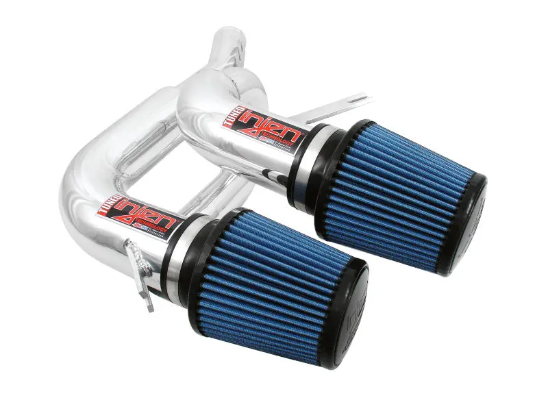 Injen Polished Short-Ram Intake System With Amsoil Filters For 2008–2009 Bmw 535I E60 3.0L L6 Twinpower Turbo 2