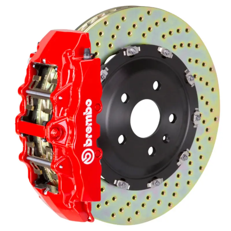 Brembo Gt Big Brake Kit For 2001–2006 Lexus Ls430 – Front, 8-Piston Calipers, Drilled 380X34Mm Rotors 1