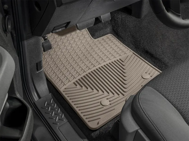 Weathertech Front Floor Liners – 2007–2012 Nissan Sentra, Tan Rubber Mats 1