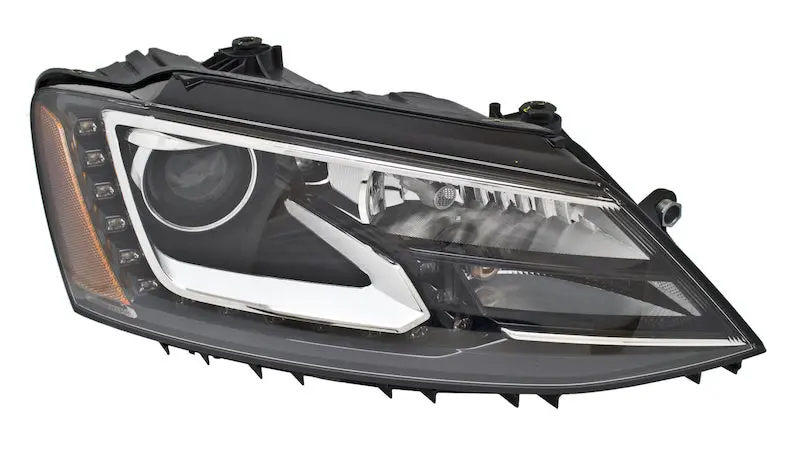 Hella Headlight Assembly For 2013–2014 Volkswagen Jetta — Oem-Style Replacement 1