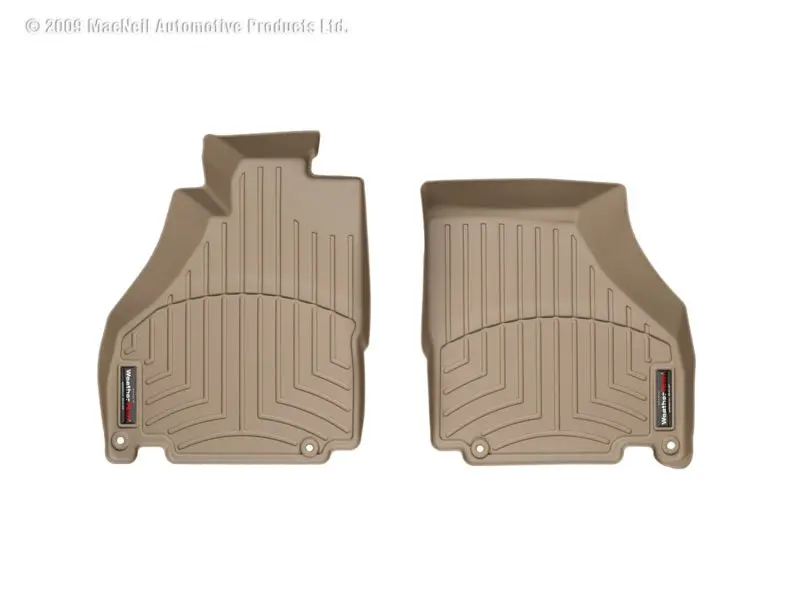 Weathertech Front Floor Liners For 2007+ Ferrari F430 – Tan Color 1