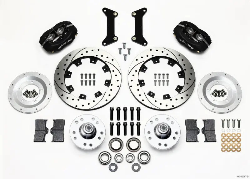 Wilwood Forged Dynalite Front Brake Kit – 12.19-Inch Drilled Rotors For 1979–1987 Gm G-Body Vehicles 1