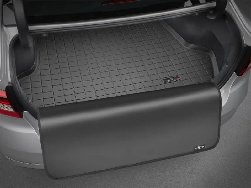 Weathertech Grey Cargo Liner With Bumper Protector For 2017+ Jeep Compass (Tray In Lowest Position) 2
