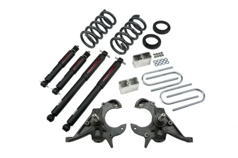Belltech Lowering Kit Featuring Nd2 Adjustable Coilover Shocks – Full Suspension Drop Solution 1