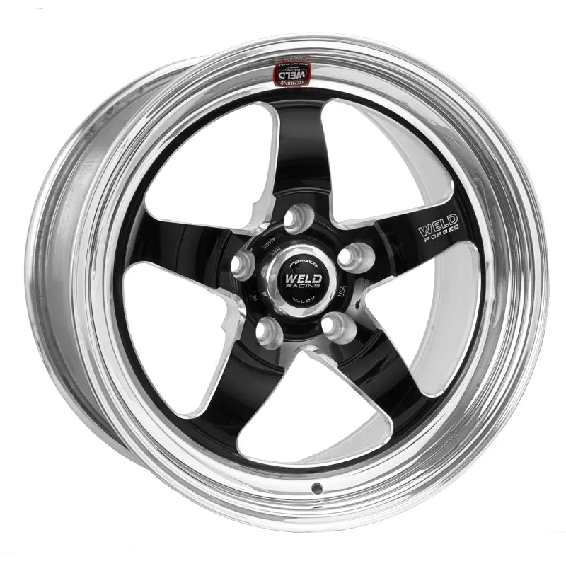 Weld S71 Forged Aluminum Wheel – 17X10 Inches, 5X120Mm Bolt Pattern, 6.2-Inch Backspace, High-Pad Black Finish 1