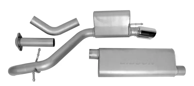 Gibson Aluminized Cat-Back Exhaust System – 3In Single Exit For 2005–2010 Jeep Grand Cherokee Limited 5.7L 1