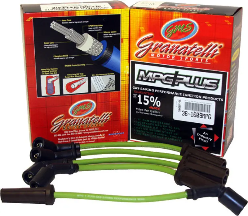 Granatelli Mpg Plus Ignition Wire Kit With Coil-On-Plug Connectors For 2004–2010 Ford Excursion 6.8L V10 1